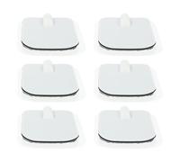 NOLITOY 6 Pcs Patchs de Massage Carrés en Silicone et Hydrogel Auto-adhésifs 4,5x6 Cm sans Latex pour Usage Multiple en Physiothérapie à Domicile