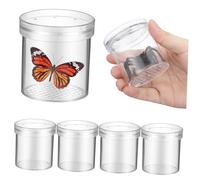 NOLITOY 6 pièces Boîte Loupe Insecte Transparente avec Loupe Cage Observation Ventilée pour Garçon Fille Outil Éducatif de Biologie et Observation des Insectes
