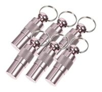 NOLITOY 6 pièces Étiquettes Identification pour Animaux Collier Anti-Perte Médaille Nominative Cachée pour Chat et Chien Pendentif Adresse Ancien Accessoire Collerette Chiot et Chat