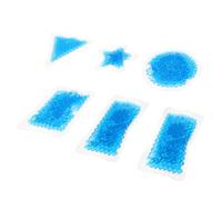 NOLITOY 6 pièces Lot Glace Réutilisables Gel Compresses Froides et Chaudes Portables pour Blessures Soulagement Genou Épaule Coude Adaptées Accumulateur Froid Longue Durée