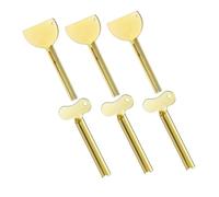 NOLITOY 6 Pièces Metal Tube Squeezer Set Durable Cosmetic And Toothpaste Dispenser Tools For Home And Salon Use With Corrosion Resistant Electroplated Finish