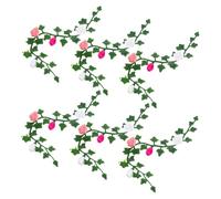 NOLITOY 6 pièces Miniature Artificial Flower Vines for Dollhouse Mini Garden Scene Realistic Mini Vine Decoration and Fade-Resistant Miniature Dollhouse Accessories