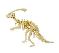NOLITOY 6 pièces Puzzle Dinosaure Bois Éducatif Pédagogique Coloré pour Garçon Fille Développement Motricité et Cognition Modèles Tyrannosaure Stegosaurus Triceratops Hadrosaur