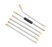 NOLITOY 6 pièces Rallonges INOX pour Nettoyeur Haute Pression Tiges Réglables Jusqu à Accessoires Lavage Voiture et Maison Support Psi Nettoyage Terrasse et Façade
