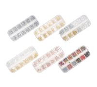 NOLITOY 6pièces Boîtes De Décalcomanies Pour Accessoires Manucure Stickers Art De Parfait Pour Décoration Et Personnalisation Des