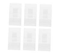NOLITOY 6pièces Boîtes De Présentation pour Montres Transparentes Et Carrées Coffrets Cadeaux pour Montres avec Support Anti-Rayures
