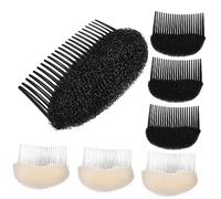 NOLITOY 6pièces Hair Styling Tools Sponge Comb for Women Acrylic and Sponge Material Easy Use for Volume and Elegant Hairstyles