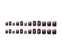 NOLITOY 72pièces Faux Ongles de Noël Accessoires de Manucure pour Fêtes de Fin Année Lavables et Faciles à Nettoyer