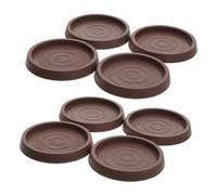 NOLITOY 8 pièces Lot de Coupelles Rondes Caoutchouc pour Meubles Antidérapantes et Protectrices pour Chaise Table et Sols Durs Patins et Résistants