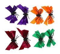 NOLITOY 8 Pièces Spider Hair Clips Halloween Hair Bows With Detailed Bow And Spider Design For And Women Creative Cosplay Costume Flair