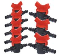 NOLITOY 8 pièces Valve à Bille Voies Poli pour Système Irrigation et Arrosage Robinet Arrêt Facile à Installer pour Tuyau Eau Froide Du Débit pour Jardin et Piscine