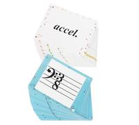 NOLITOY 80 Pièces Cartes de Rythme Musical pour Débutants Cartes Éducation Musicale Double Face Aide à Apprentissage des Notes pour Piano Violon et Autres Instruments Portable et Durable