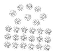 NOLITOY 800 Pièces Vintage Flower Bead Caps Metal Hollow Snowflake Design For Jewelry Making DIY Bracelets Earrings Necklace Craft Supplies
