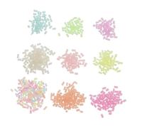 NOLITOY 9sacs Paillettes Argile Polymère Diy Décorations De Téléphone Et Charms Pâte Polymère Faux Sucre Luminescent Accessoires Pour Gâteaux Argile Couleurs