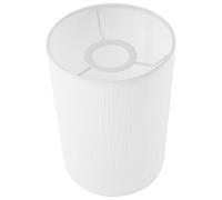 NOLITOY Abat-jour Diffuse une Lumière Douce Vintage en Pvc Blanc Cylindrique et Crée une Ambiance Chaleureuse pour Lampe E27 E14 pour Chambre ou Restaurant