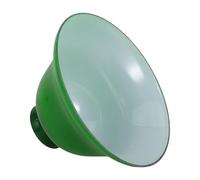 NOLITOY Abat-jour en Verre Vert Rétro Suspendre, Abat-jour de Remplacement 4,2 Cm de Diamètre, Forme Trompette Vintage, Abat-jour Décoratif pour Plafonnier et Lampe Suspendue, Salle