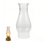 NOLITOY Abat-Jour en Verre Vintage pour Lampe à Huile 7,3 CM Couvercle de Lampe à Pétrole Rétro en Verre Accessoire de Décoration pour Maison Camping et Magasin