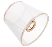 NOLITOY Abat-jour Tissu Simple pour Lampe de Chevet et Suspension et Facile à Installer Bord Doré Transparent Adapté Lampe Table Nuit et Salon