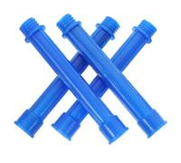 NOLITOY Accessoire pour Embout de Calfeutrage 4pcs en Plastique Bleu Rallonge de Buse pour Outil de Calfeutrage, Extension Facile pour Application Précise et Zones Difficiles