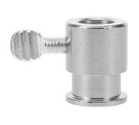 NOLITOY Accessoire pour Tournebroche en Fer Chromé, Butée de Tige pour Barbecue Extérieur, Fixation Solide Diamètre Extérieur 20mm et Intérieur 11,5mm