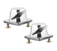 NOLITOY Accessoires pour Batterie 2pcs Support de Montage Argenté en Fer Plaqué Argenté Solide et Facile à Installer pour Instrument de Percussion