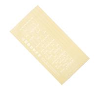 NOLITOY Accessoires pour Touche Erhu 4 Feuilles, Autocollants Échelle Guide de Position pour Apprentissage et Pratique des Débutants et Garçon et Filles