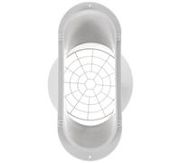 NOLITOY Adaptateur D'évacuation pour Climatiseurs Mobiles avec Raccord en Plastique à Bouche Plate et Filet, pour L'été Vacances, Simple à Remplacer et Sûr à Utiliser