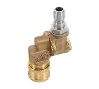 NOLITOY Adaptateur Rapide Cuivre pour Nettoyeur Haute Pression Pivotant Connecteur Étanche Compatible Buse et Flexible Kit de Raccordement pour Arroseur de Jardin