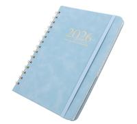 NOLITOY Agenda avec Couverture Cuir PU Organiseur Compact Semainier Mensuel Planificateur Journalier Minimaliste pour Objectifs Personnels et Professionnels