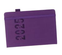 NOLITOY Agenda Rigide avec Porte-stylo Planner Mensuel et Hebdomadaire pour Étudiants et Professionnels Cahier Organiseur Cuir PU pour Bureau et École