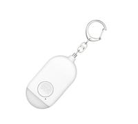 NOLITOY Alarme d'urgence Portable Femme Lampe Torche LED Blanche, Mini-Coffre-Fort Alarme 130Db, Dispositif de Sécurité Personnel Compact pour Jogging, Nuit et Défense Personnelle