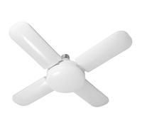 NOLITOY Ampoule LED à Pales Lampe Plafonnier Pliable Lumière Blanche Froid pour Garage et Salle à Manger Style à Quatre