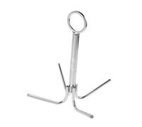 NOLITOY Ancre Acier Inoxydable Griffes avec Anneau Crochet de Grappin Corrosion pour Yachts Canoës et Bateaux Pneumatiques
