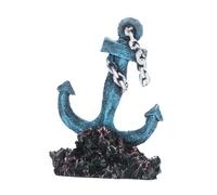 NOLITOY Ancre de Bateau en Résine pour Aquarium Décoration Marine Ornement Créatif Abri pour Poissons Accessoire pour Habitat D’Aquarium 1 Pièce Décoration Fond Marin