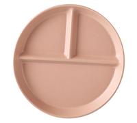 NOLITOY Assiette Divisée Céramique Compartiments Rose pour Adultes Contrôle Portions et Régime Maison Compatible Micro-ondes et Lave- Assiette Dîner pour Repas Équilibrés
