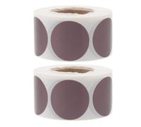 NOLITOY Autocollants à Gratter Ronds Autocollants Auto-Adhésifs 2 Rouleaux 300 Pièces 25 CM Couleur Rose Doré pour Cartes à Gratter Mariage Shower et Loterie