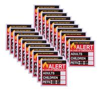 NOLITOY Autocollants Urgence Autocollants Auto-adhésifs Faciles à Appliquer Lot de 20 pour Personnes et Animaux Domestiques pour Situations D'urgence à Domicile
