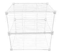 NOLITOY Bac de Séparation Métallique pour Congélateur Coffre 30X37X36 CM Panier de Rangement Fil Métallique Séparateurs D’Étagères pour Réfrigérateur Organisateur de Congélateur pour