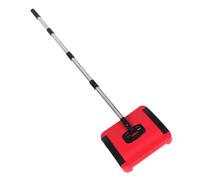 NOLITOY Balayeuse Manuelle Réglable pour Sols Durs et Tapis Balai Poussoir sans Électricité Ramasse Poils Danimaux et Poussières Outil de Nettoyage Polyvalent pour Maison