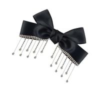 NOLITOY Barrette à Nœud Satin Avec Strass Accessoire De Cheveux Chic Pour Femmes Pour Mariages Occasions Spéciales