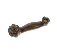 NOLITOY Bâton de Massage Oculaire en Bois Naturel de Santal - Masseur Manuel Gua Sha Visage - Outil Anti-Poches pour Soins Quotidiens - Format Compact pour Usage à Chaud et Froid à