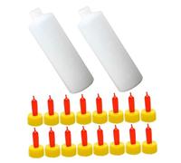 NOLITOY Biberon pour Agneaux avec Tétine Anti-usure Kit Nourrissage Petit Chevreau pour Jeunes Animaux comme Veaux Porcelets Chèvres et Moutons