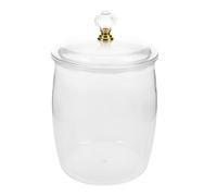 NOLITOY Bocaux en Plastique Transparent Hermétiques avec Grosse Capacité, Corps Transparent et Joint Étanche pour Conserver Bonbons et Accessoires Lors de Fêtes ou Mariages