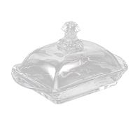 NOLITOY Boîte à Beurre Verre avec Couvercle Hermétique Récipient de Conservation pour Fromage et Beurre Boîte de Rangement Transparente pour Cuisine Set Réutilisable pour Maintien de