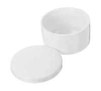 NOLITOY Boîte à Bijoux Porcelaine Blanche Boîte Ronde Céramique avec Couvercle Organisateur de Bijoux Décoratif pour Rangement Sécurisé sur Bureau