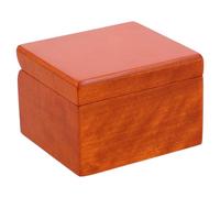 NOLITOY Boîte à Musique Bois Vintage avec Mécanisme à Remontage Décor Rétro Esthétique Mélodie Claire à Huit Tons Artisanale pour Décoration de Bureau et Collectionneur