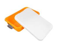 NOLITOY Boîte à Sable Portable avec Couvercle Ergonomique pour Garçon Fille Bac à Sable Plastique et Résistant Boîte de Rangement Maniable pour Jouets de Plage et Activités Créatives