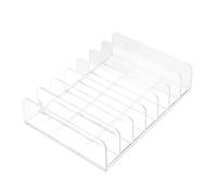 NOLITOY Boîte de Rangement Maquillage Multi-usage Compartiments en Plastique Résistante pour Palettes de Fards à Paupières pour Organisation en Centre Commercial