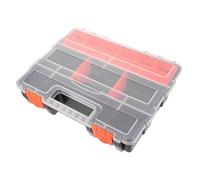 NOLITOY Boîte de Rangement pour Visserie Compacte avec Compartiments Mallette Portable à Poignée pour Petites et Outils Organiseur Plastique Renforcé pour Atelier et Bricolage