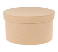 NOLITOY Boîte de Rangement Ronde Couvercle 165 X 165 X 95 CM en Papier Kraft Boîte d'Emballage pour Confiseries et Fleurs Adaptée aux Présents de Fête et Célébrations